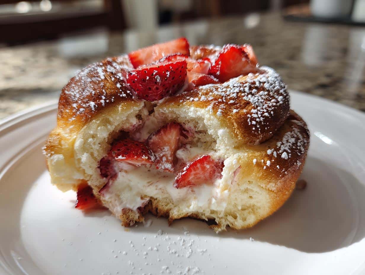 Irresistible Strawberry Cheesecake Cinnabon Rolls in 40 Minutes