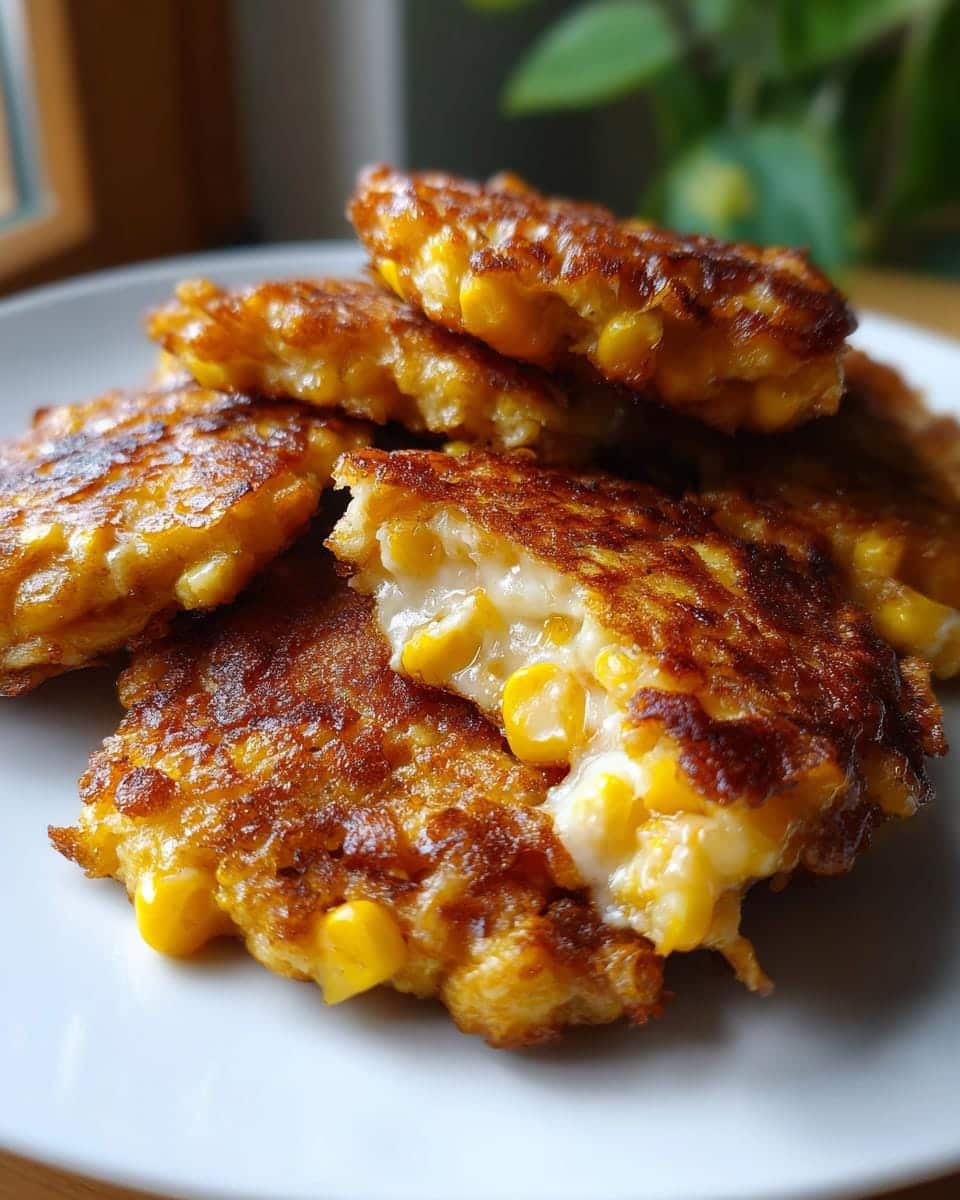 Irresistibly Crispy Cheesy Corn Fritters Recipe - detail 4