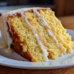 Layered Cornbread Cake with Honey Butter Frosting from The Food Charlatan