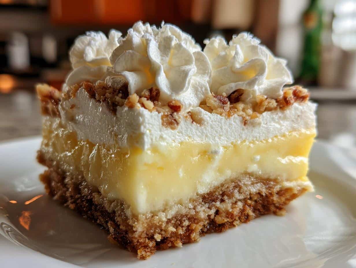 Best Lemon Lush Dessert Recipe with 4 Layers of Bliss