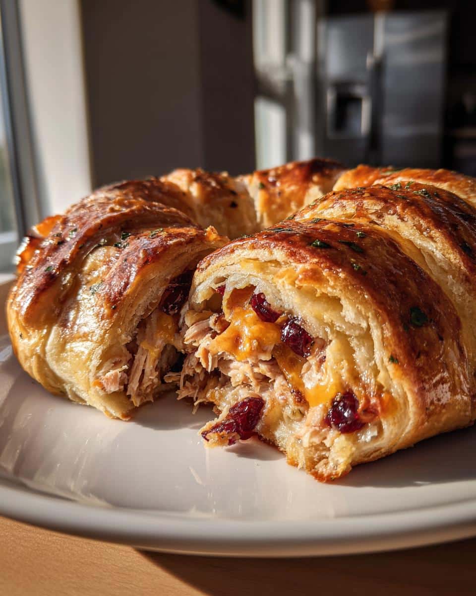Looking for a Holiday Appetizer Recipe? Try This Turkey Cranberry Crescent Ring! - detail 3