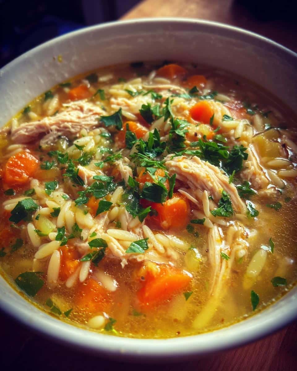 Mediterranean Lemon Chicken Soup - detail 3