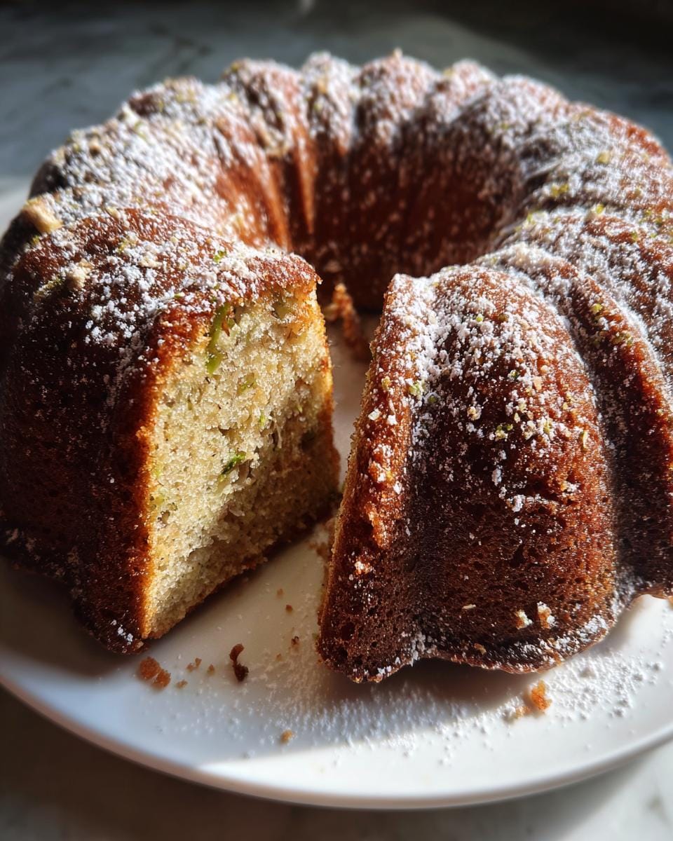 Moist Cinnamon Bundt Pan Zucchini Bread - detail 3