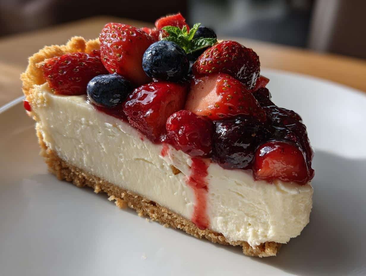 Ultra-Creamy No-Bake Cheesecake with Berry in Just 4 Hours!