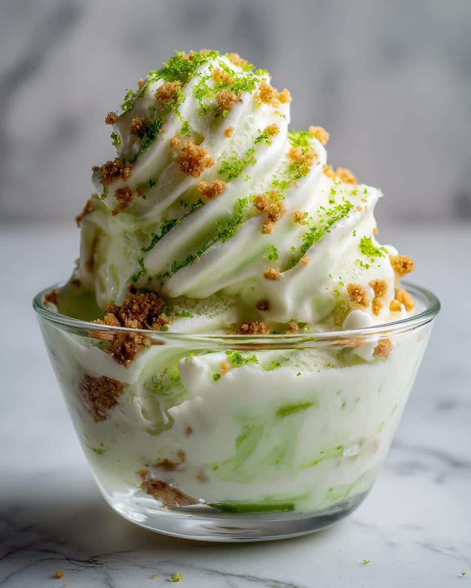 No-Churn Key Lime Pie Ice Cream - detail 1