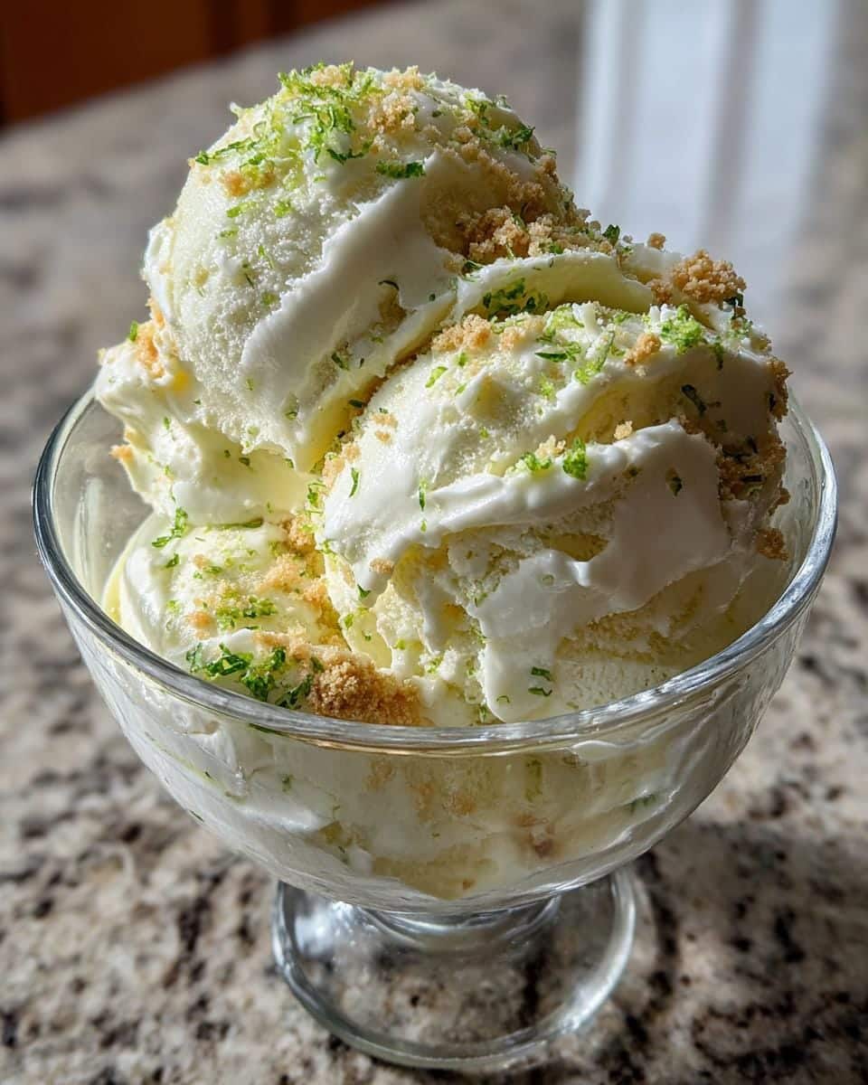 No-Churn Key Lime Pie Ice Cream - detail 4