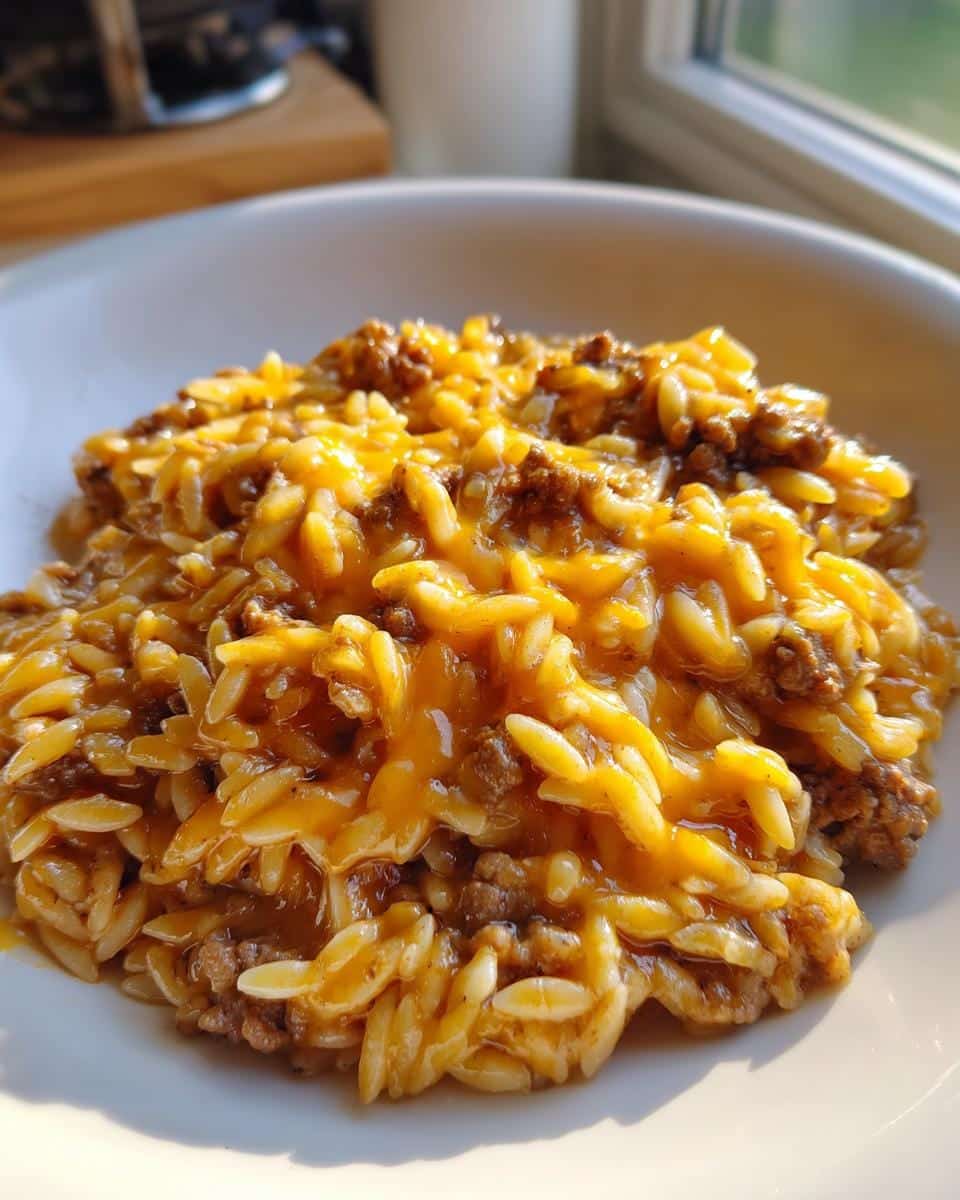 One-Pot Cheeseburger Orzo Skillet - detail 1