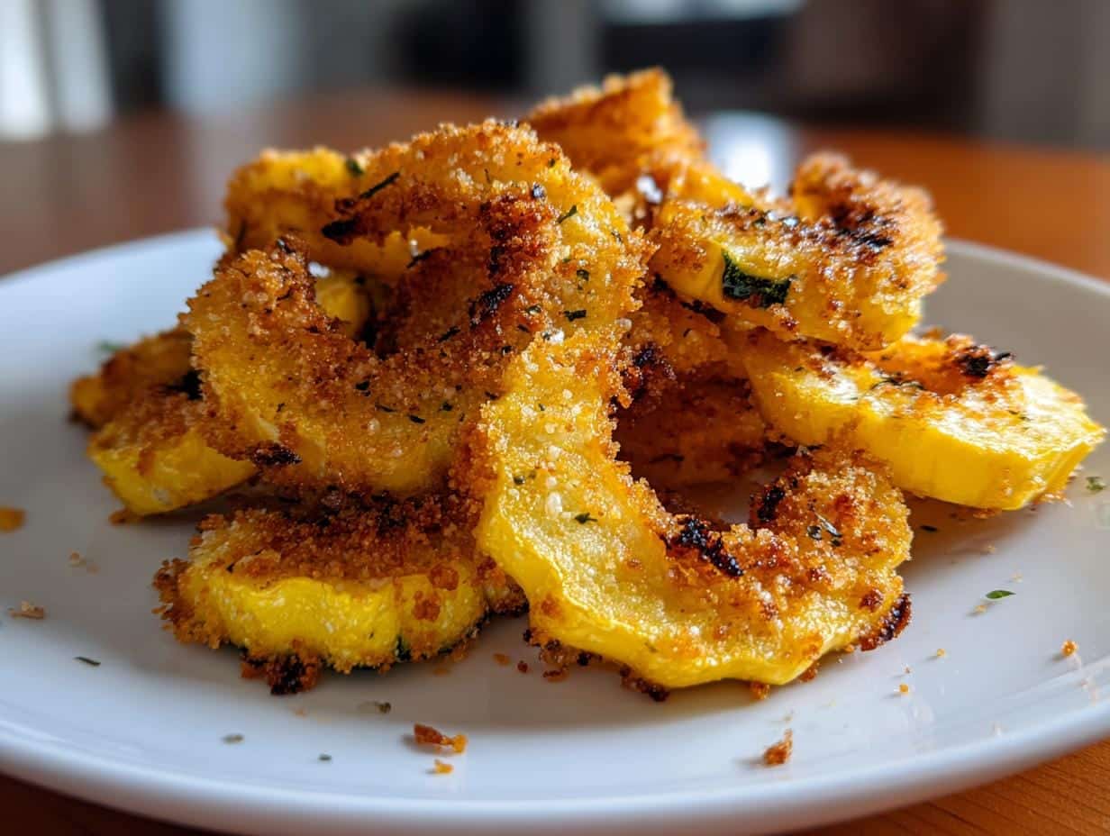 Crispy 2-Ingredient Oven-Fried Squash Your Family Will Devour
