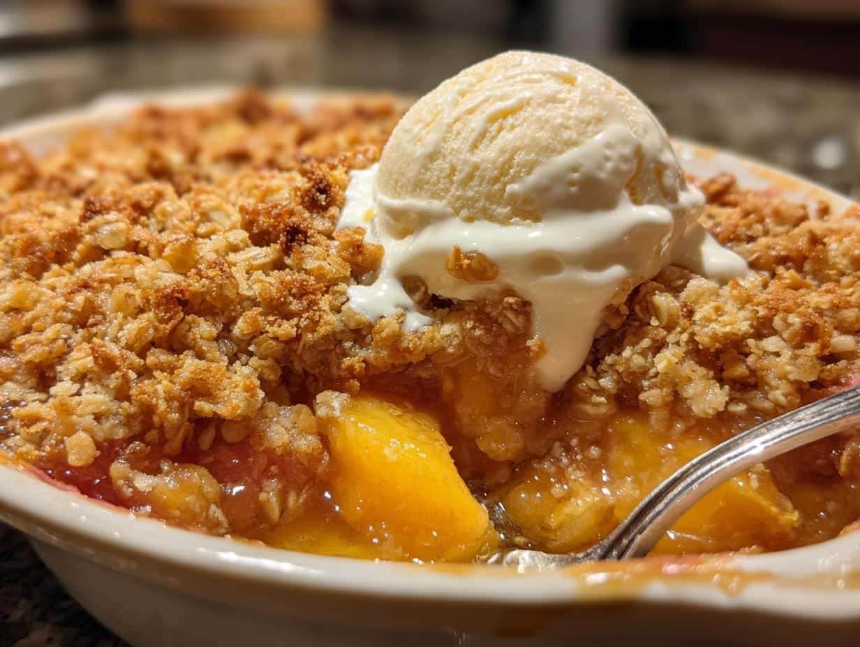 Irresistible Peach Crisp Recipe in Just 45 Minutes