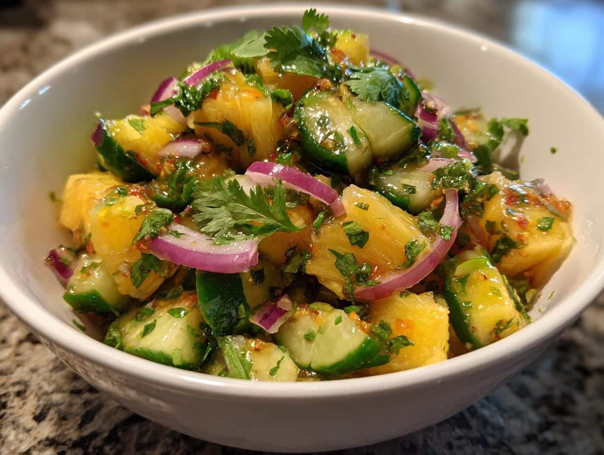 5-Minute Pineapple Cucumber Salad – Ultimate Summer Refreshment
