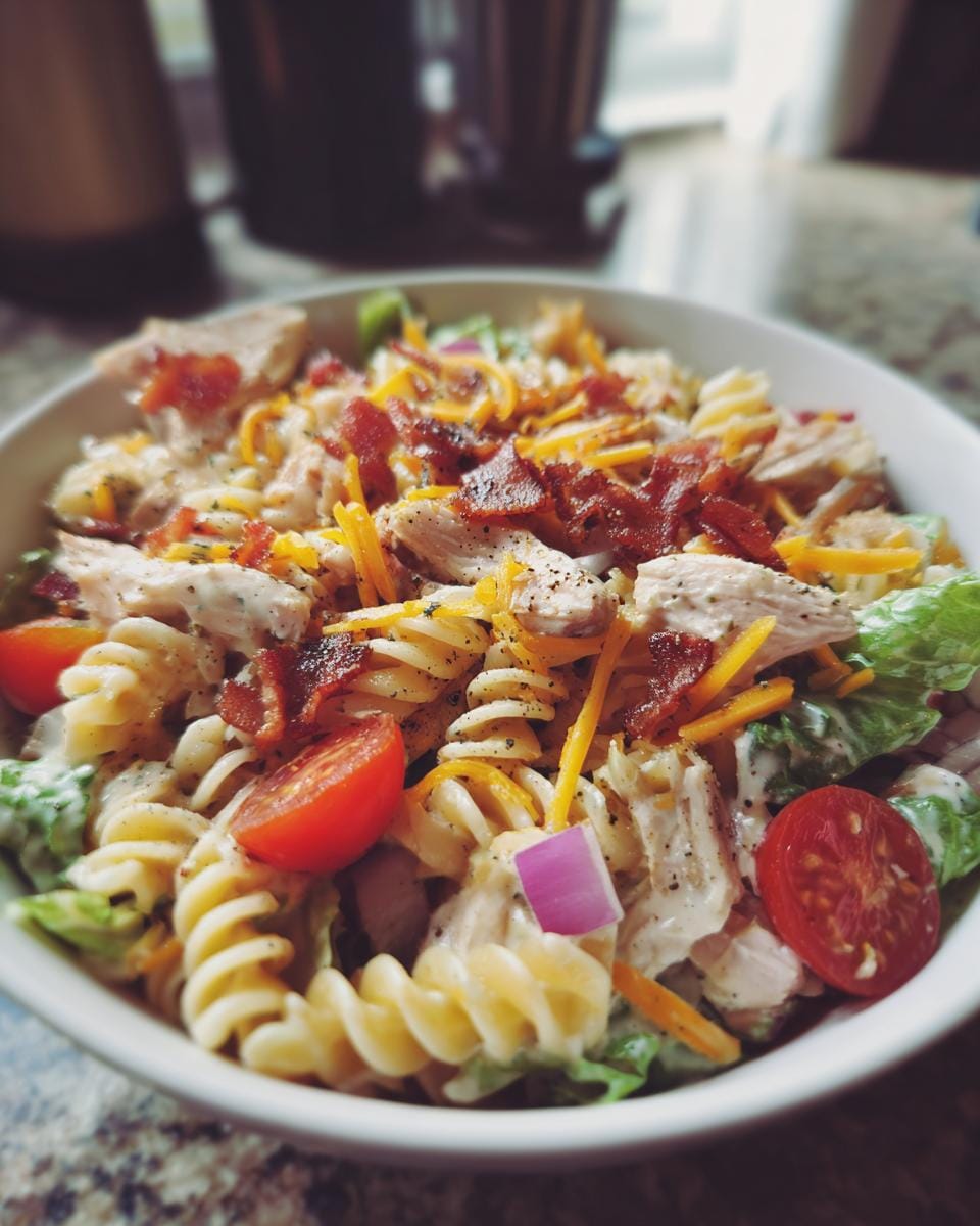 Protein-Packed Chicken Ranch Blt Pasta Salad - detail 1