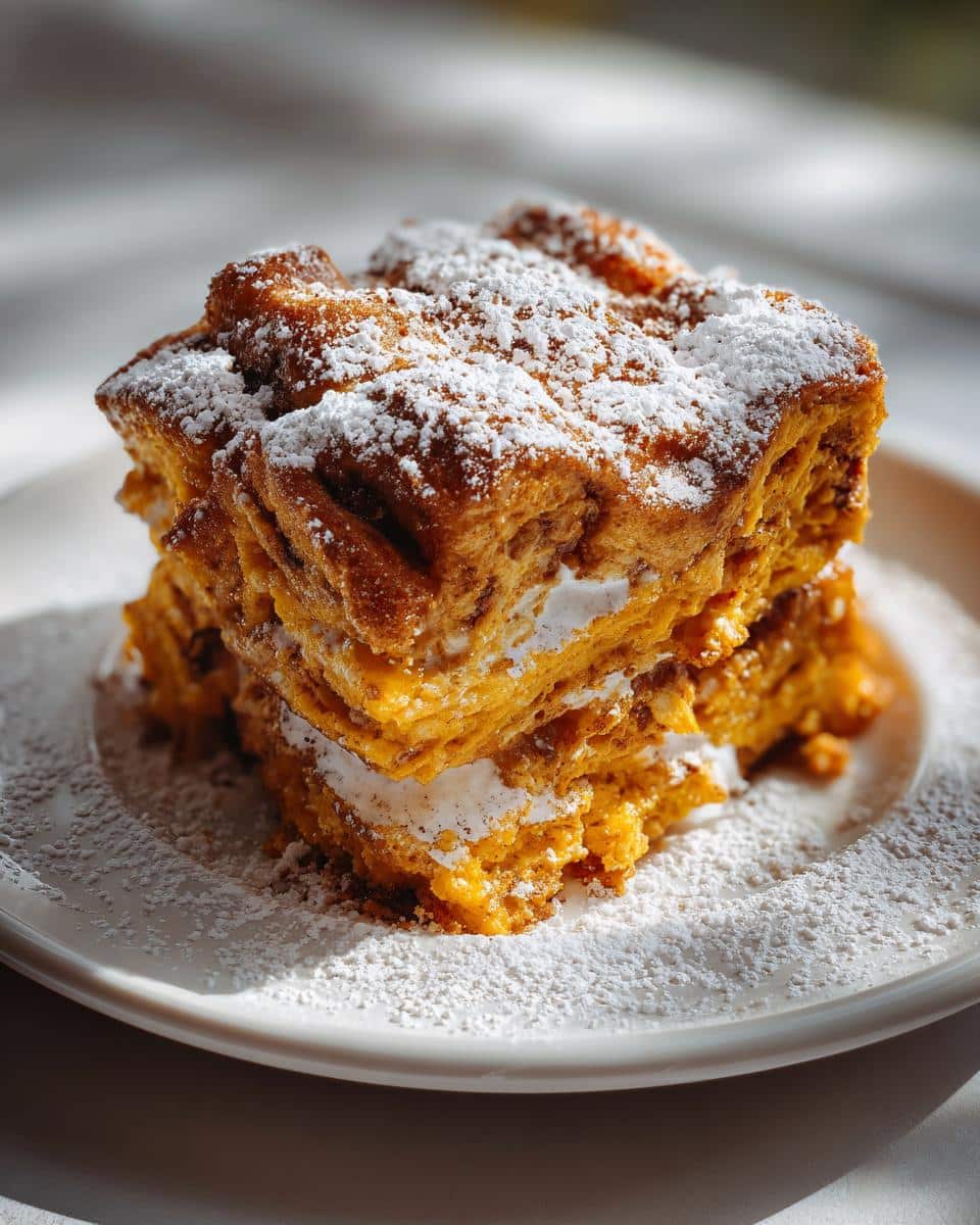 Pumpkin Cinnamon Roll Bake - detail 3