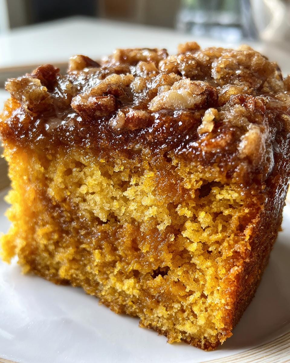 Pumpkin Crunch Cake - detail 1