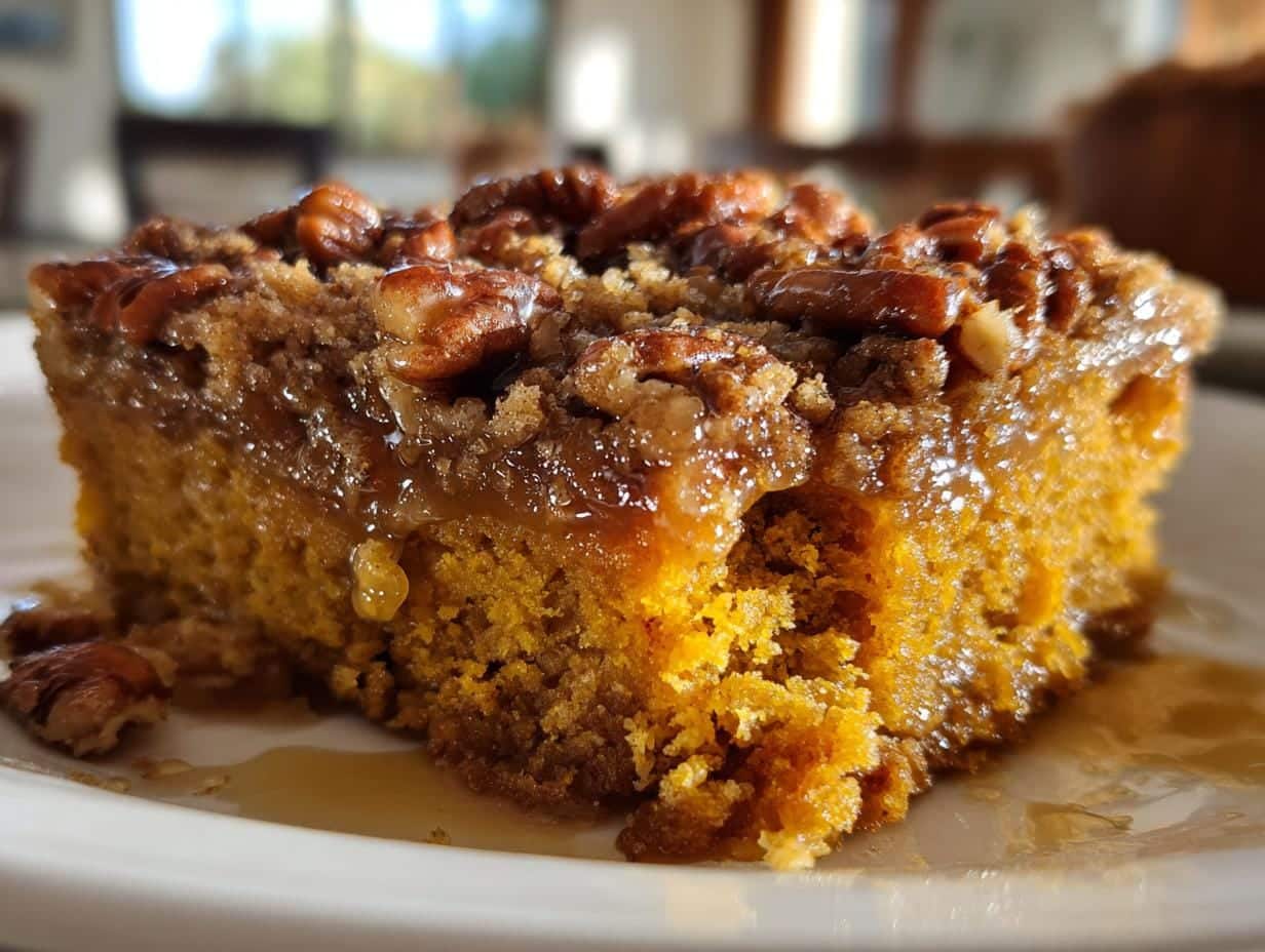 15-Minute Pumpkin Crunch Cake Recipe You’ll Crave All Fall