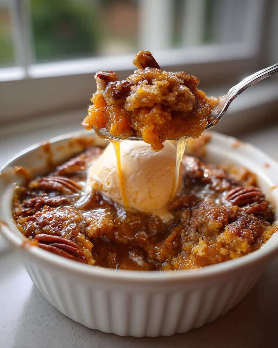 Pumpkin Pecan Cobbler - detail 3