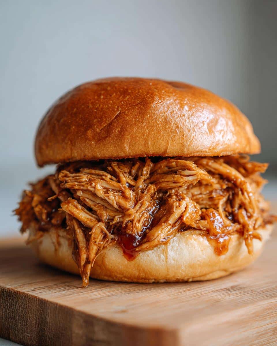 Slow Cooker Hot Honey Chicken Sandwiches - detail 3