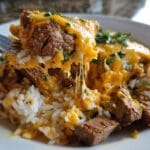 Steak Queso Rice