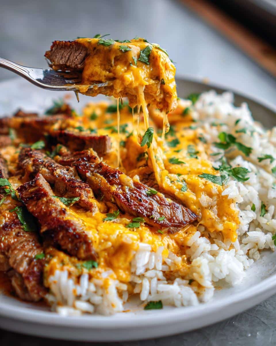 Steak Queso Rice - detail 2