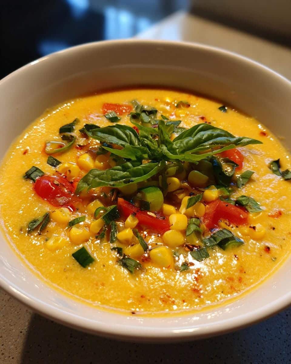Summer Sweet Corn Gazpacho - detail 1