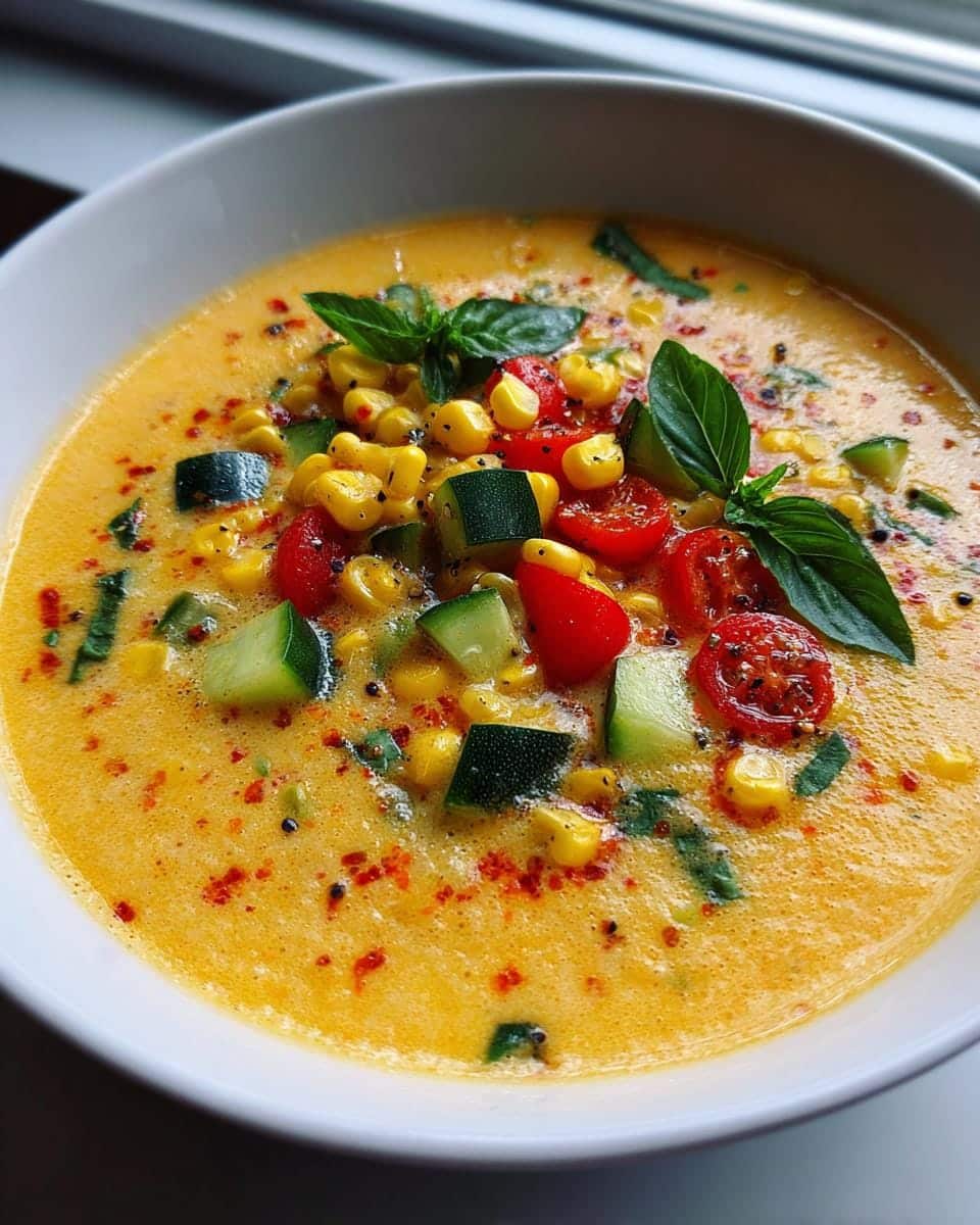 Summer Sweet Corn Gazpacho - detail 2