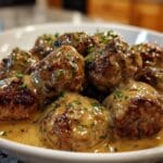 Tasty Slow Cooker Salisbury Steak Meatballs Recipe