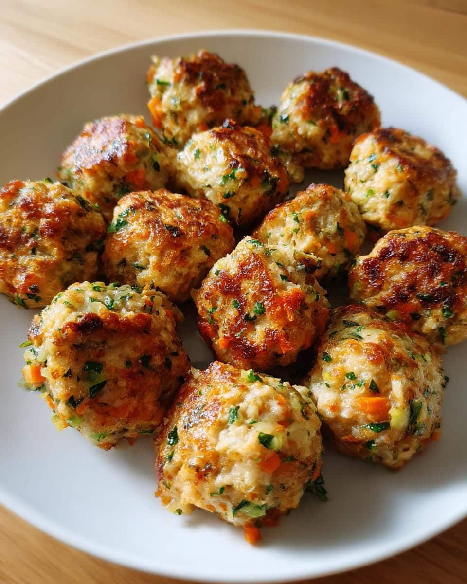 Toddler-Friendly Mini Chicken & Veggie Meatballs - detail 1
