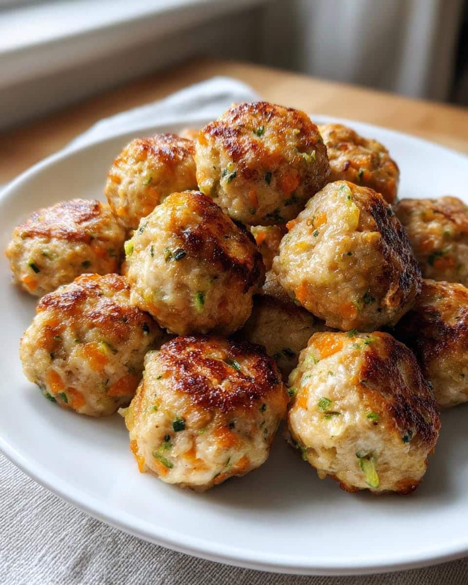 Toddler-Friendly Mini Chicken & Veggie Meatballs - detail 2