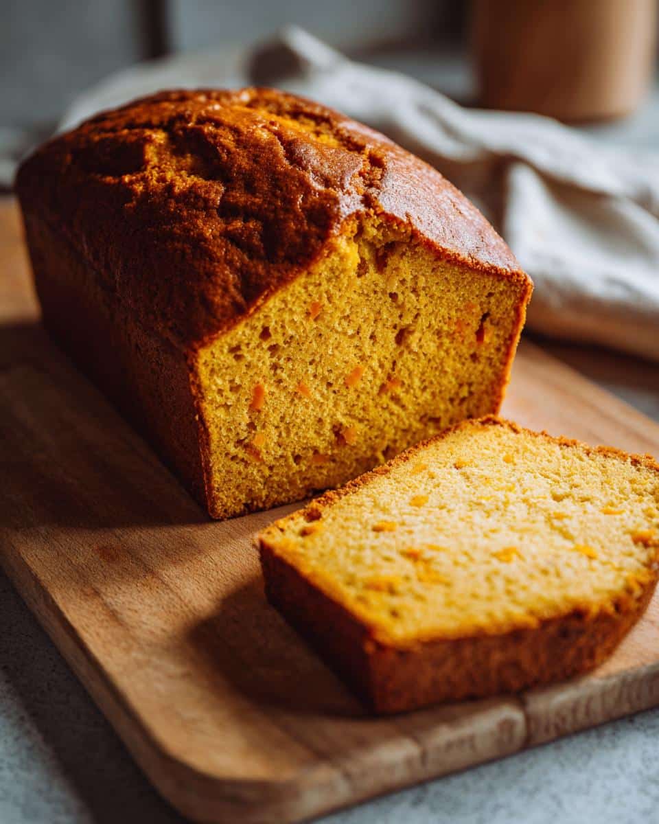 Vanilla pudding pumpkin bread - detail 1