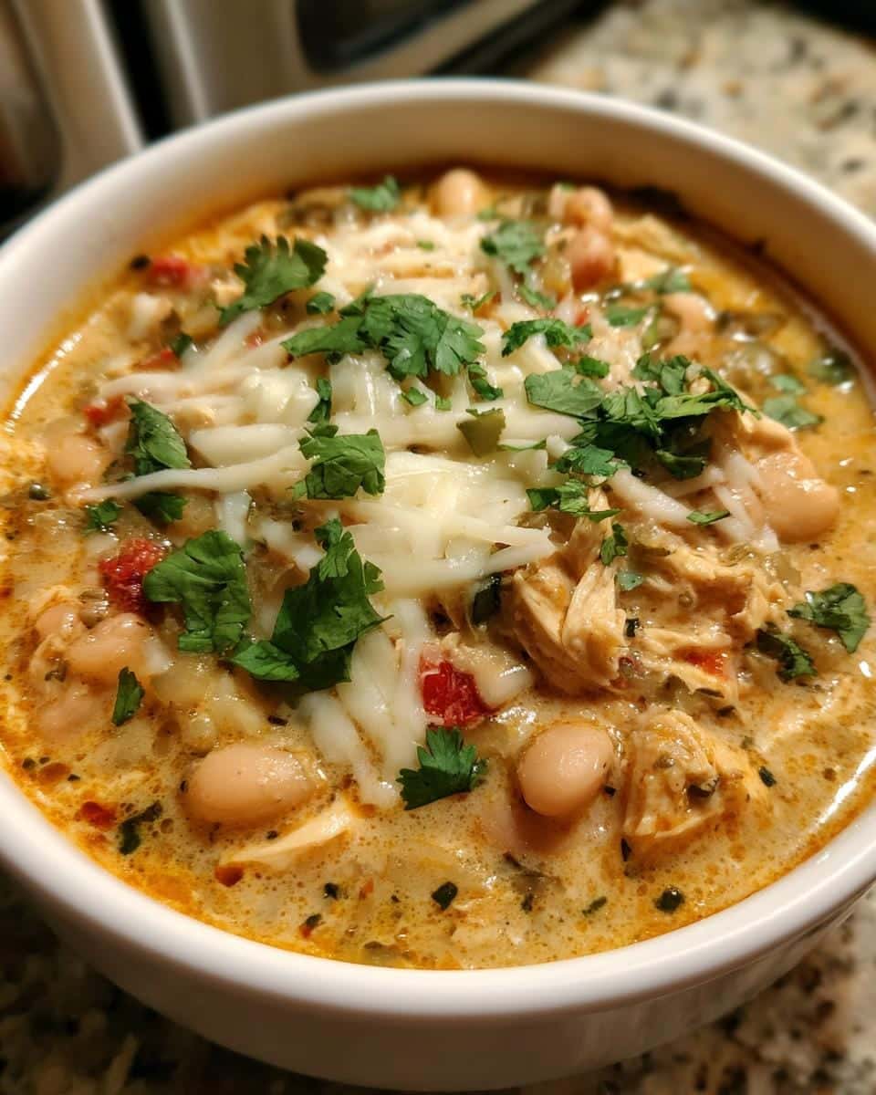 White Cheddar Apple Chicken Chili - detail 1