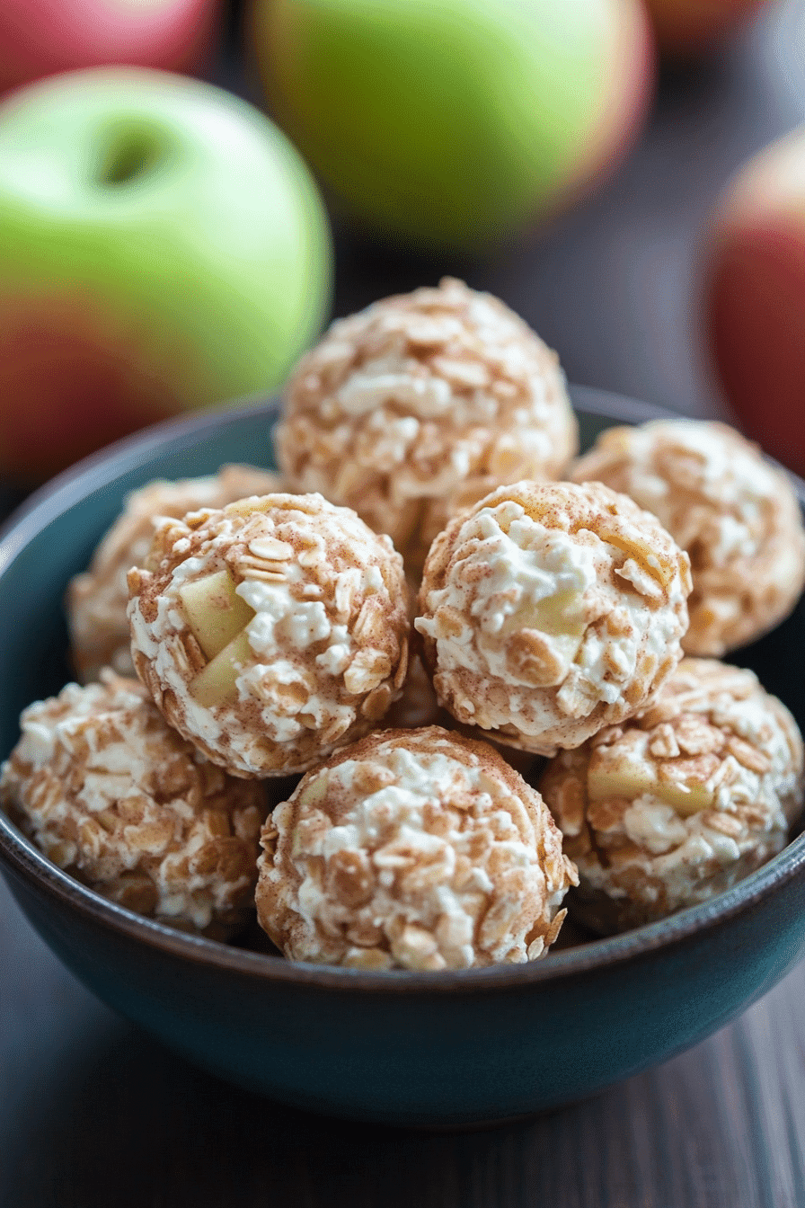 Cinnamon Apple Cottage Cheese Bites, 5-star Cozy, Easy Fall Recipe