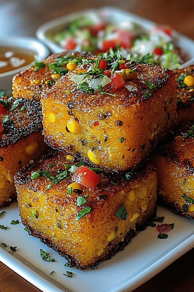 Serving Southern-Style Honey Butter Cornbread Poppers at brunch