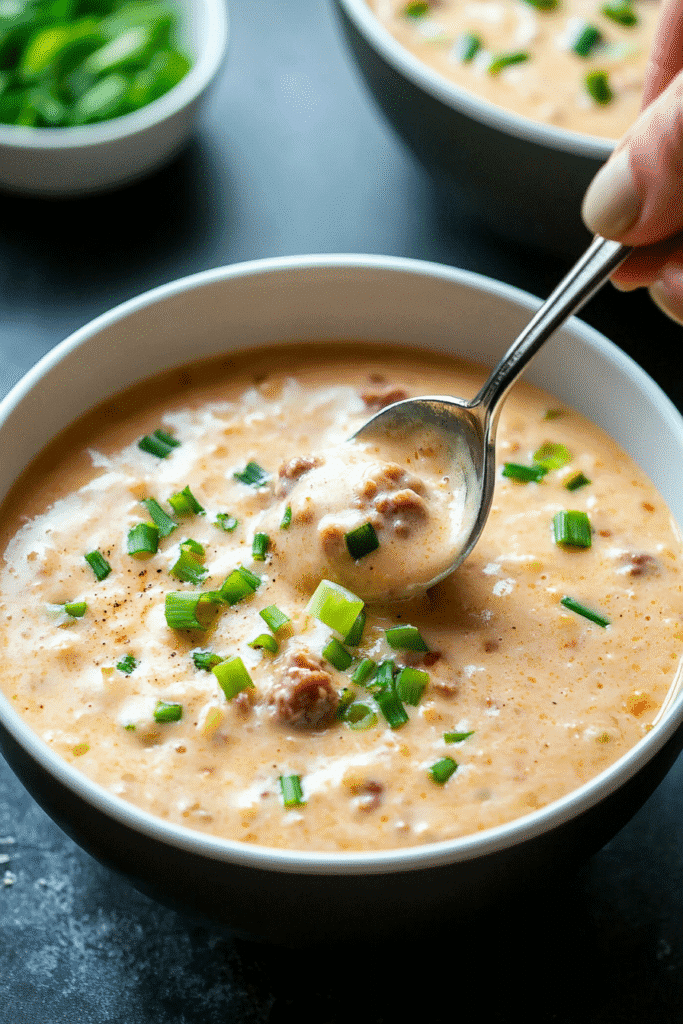 Cooking Cajun Potato Soup process