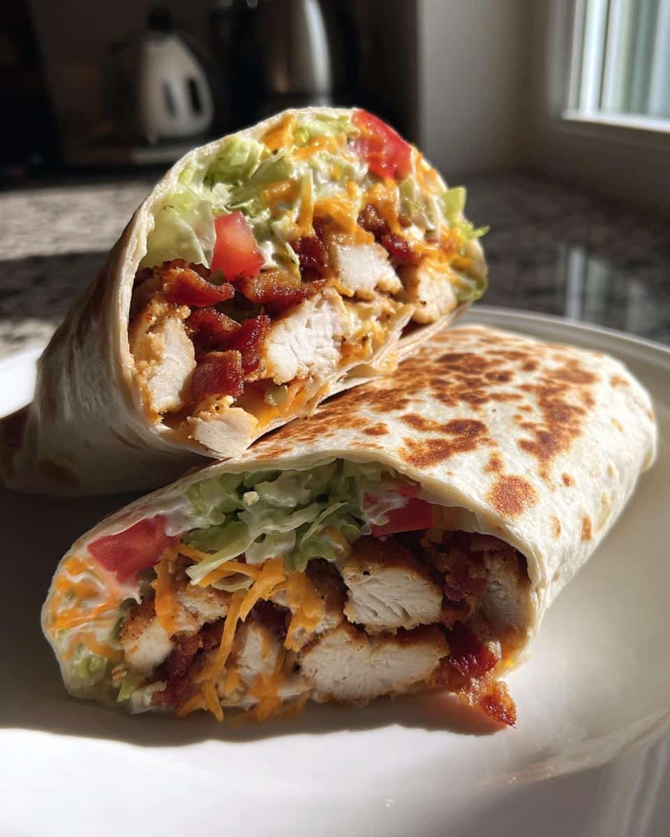 crispy chicken Bacon Ranch wrap - detail 1