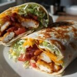 crispy chicken Bacon Ranch wrap