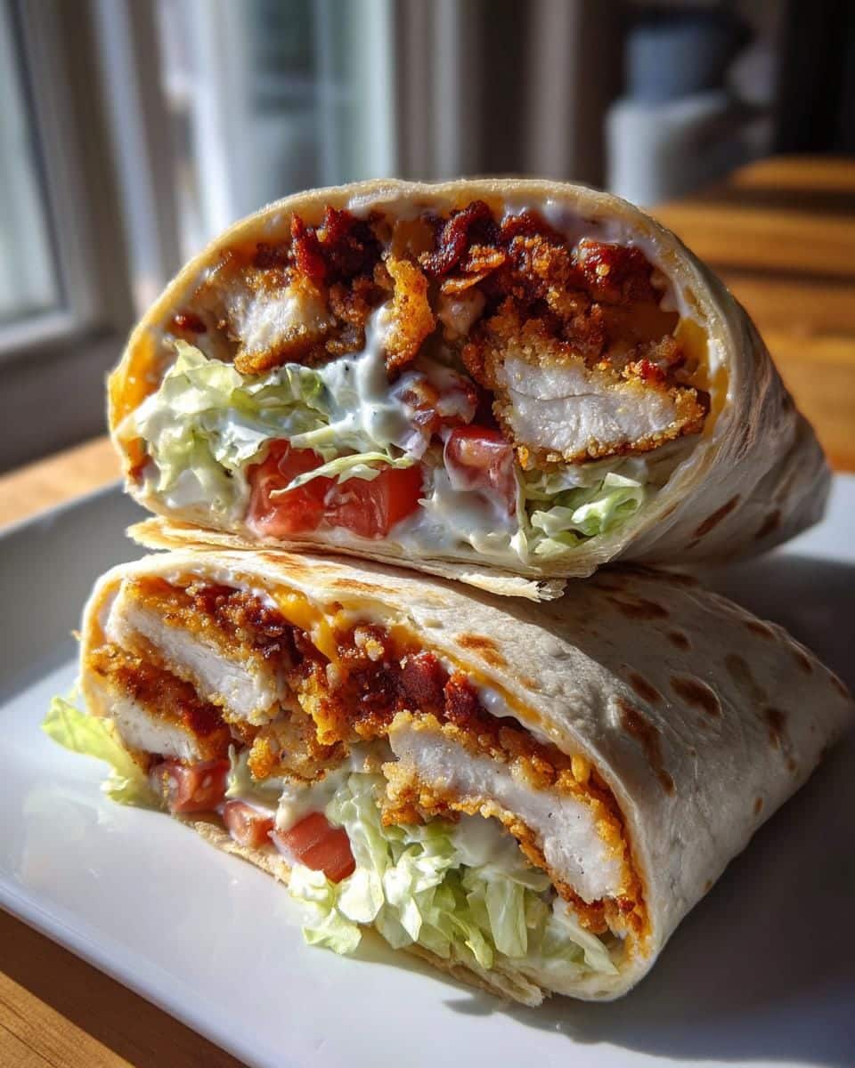 crispy chicken Bacon Ranch wrap - detail 3