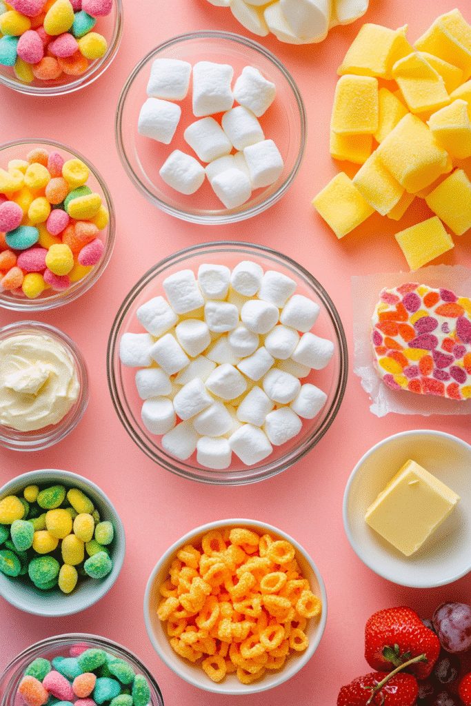 Fruity Pebbles Sushi ingredients