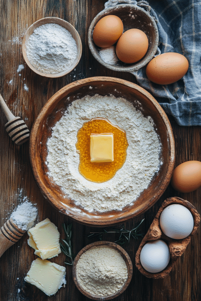 cornbread popper ingredients on kitchen counter