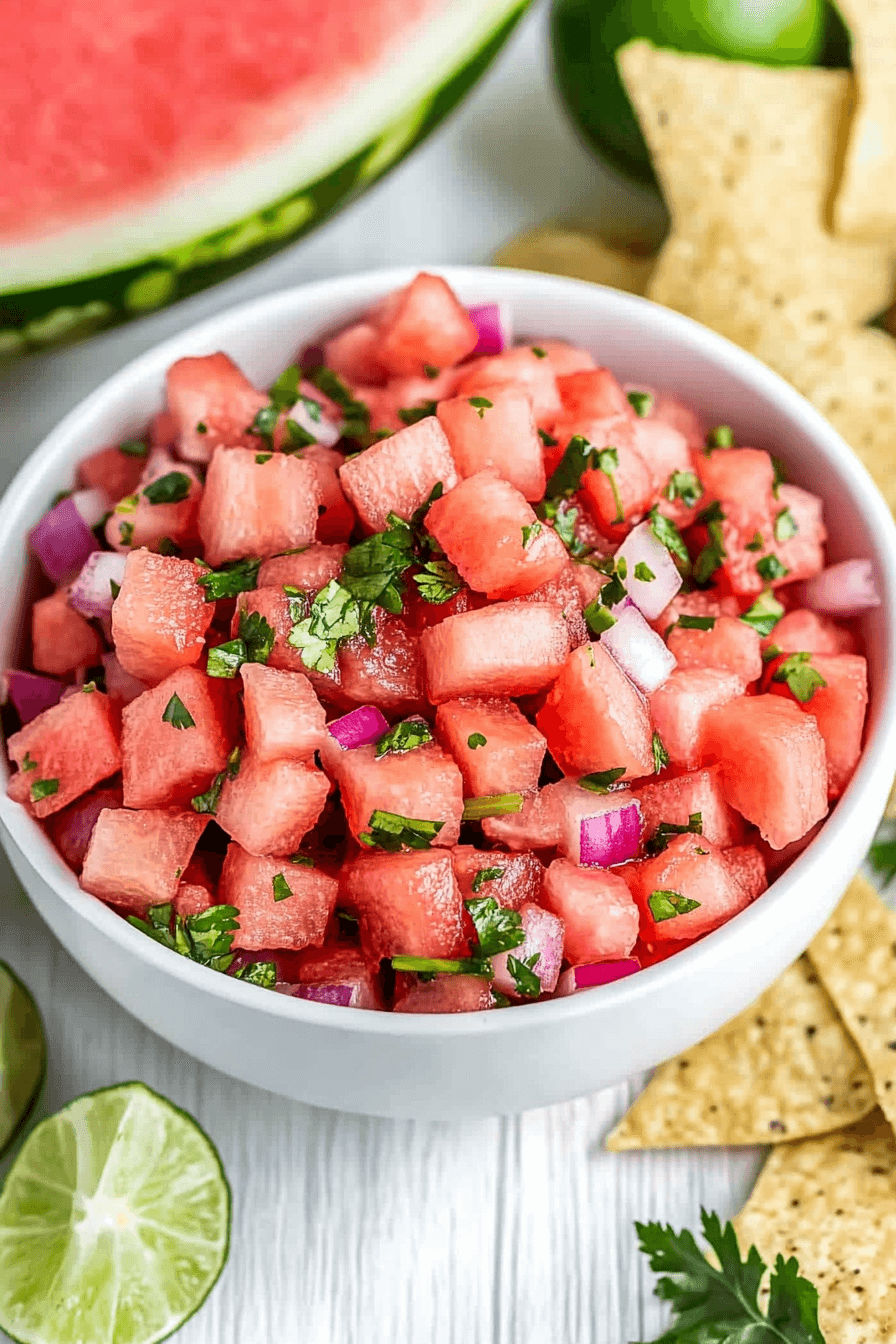 Chilled Watermelon Salsa: The Ultimate Refreshing Summer Side