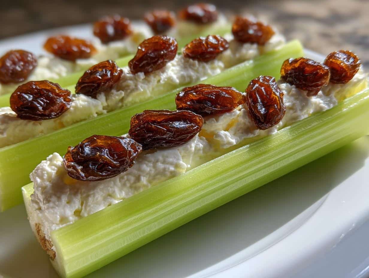10-Minute Ants on a Log Recipe: A Crunchy Childhood Delight