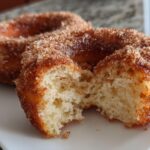 Apple Cider Donuts with Cinnamon Sugar Coating