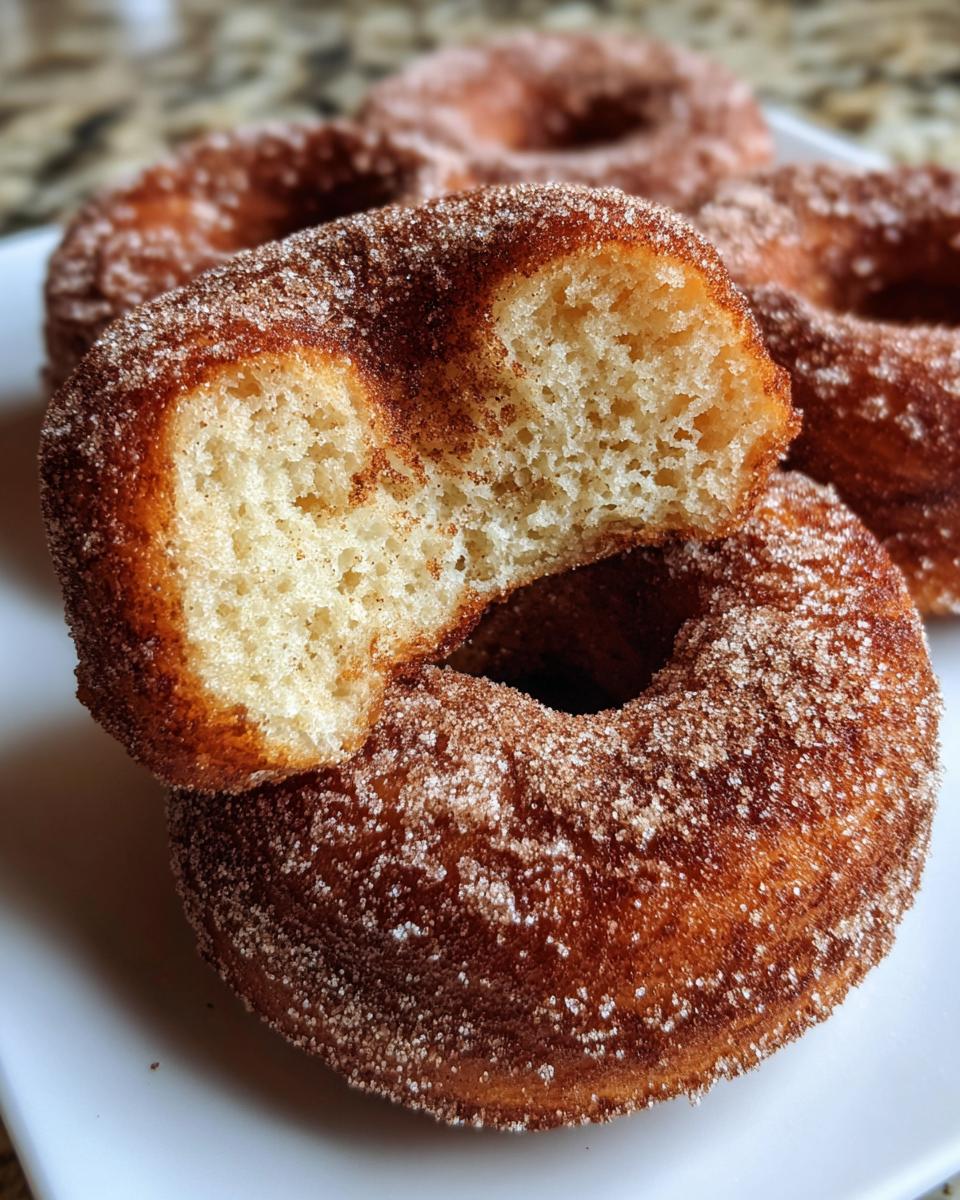 Apple Cider Donuts with Cinnamon Sugar Coating - detail 4