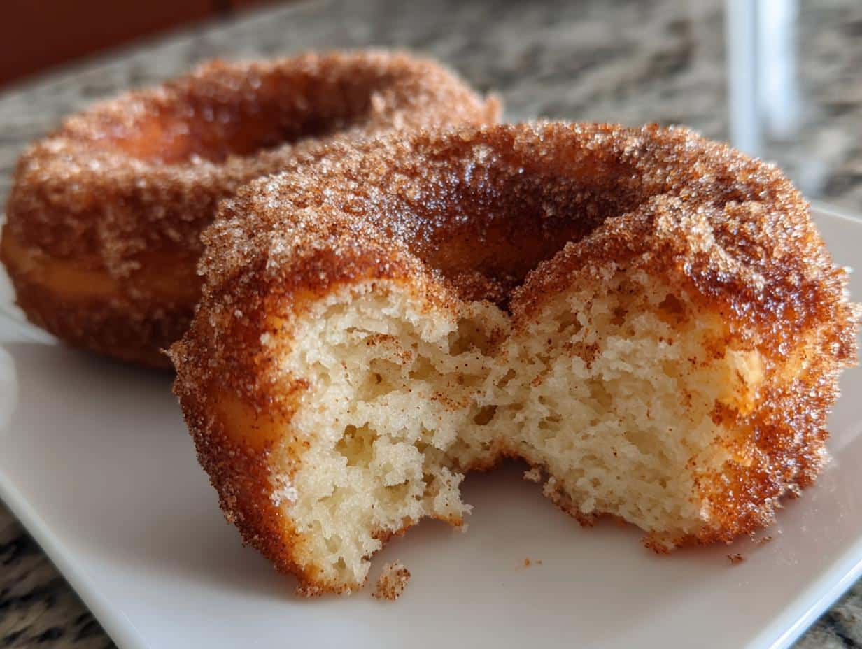 Irresistible Apple Cider Donuts with Cinnamon Sugar Coating in 3 Steps