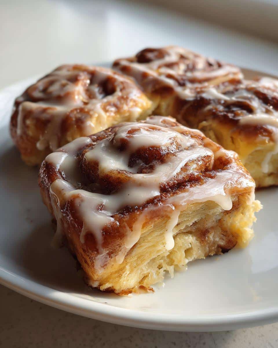 Apple Cinnamon Rolls with Brown Butter Maple Icing - detail 1