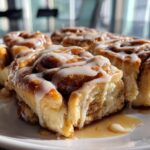 Apple Cinnamon Rolls with Brown Butter Maple Icing