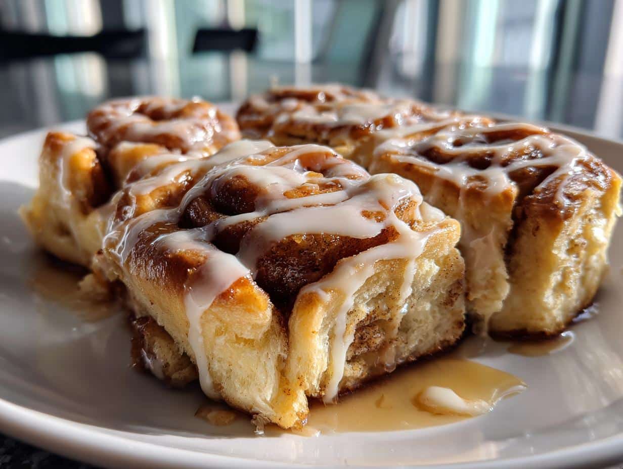 Irresistible Apple Cinnamon Rolls with Brown Butter Maple Icing