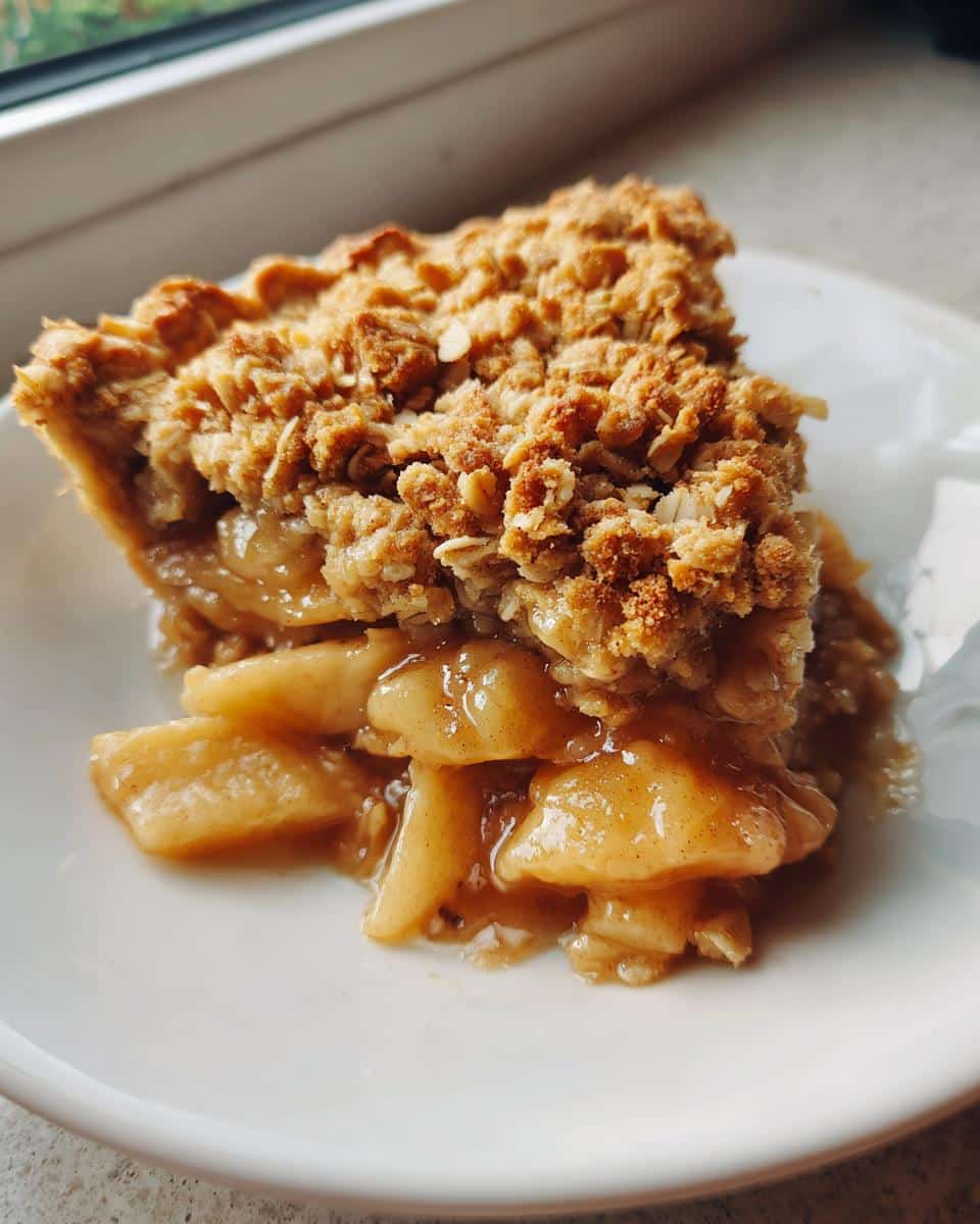Apple Crisp  with Brown Sugar Oat Topping - detail 2