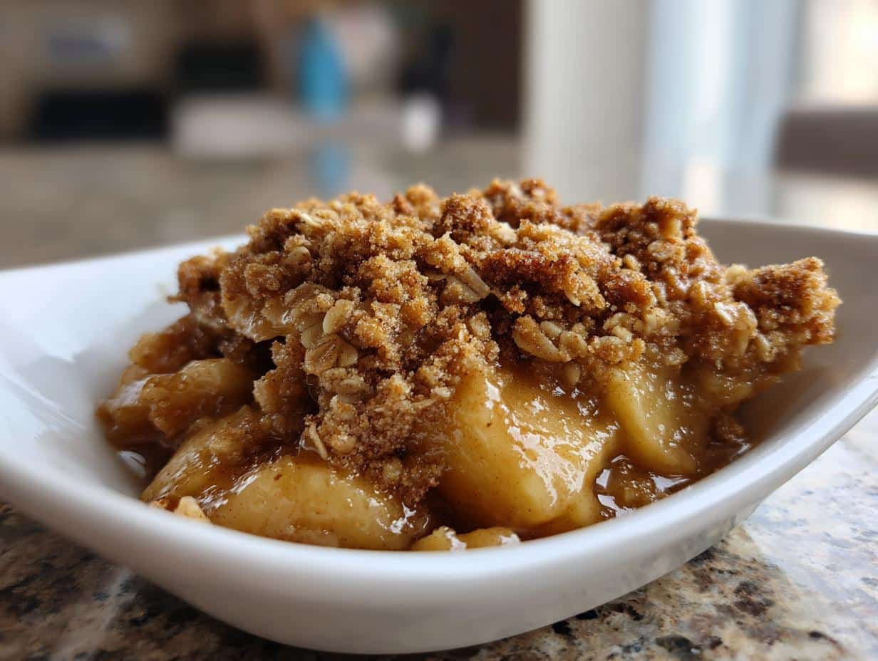 Perfect Apple Crisp with 6 Cups Apples & Irresistible Brown Sugar Topping