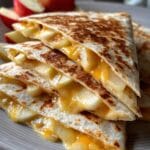 Apple and Cheddar Quesadillas