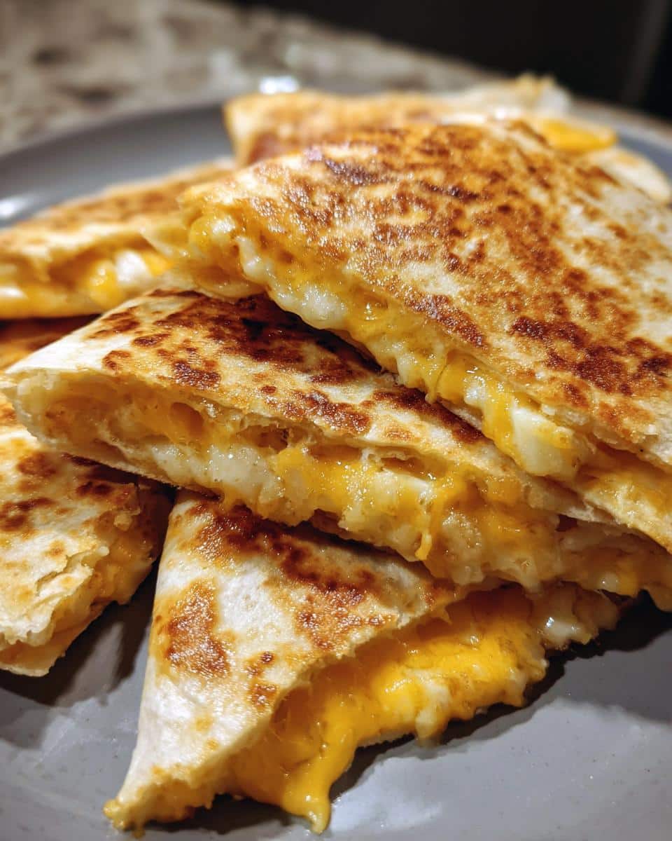 Apple and Cheddar Quesadillas - detail 2
