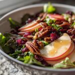 Autumn Harvest Apple and Cranberry Salad with Pecans